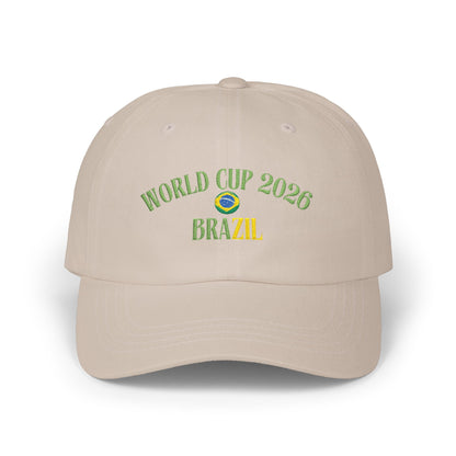World Cup 2026 Brazil Dad Cap – Embroidered Soccer Fan Hat