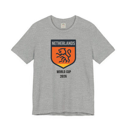Netherlands World Cup 2026 Unisex Cotton Crew Tee by Printify