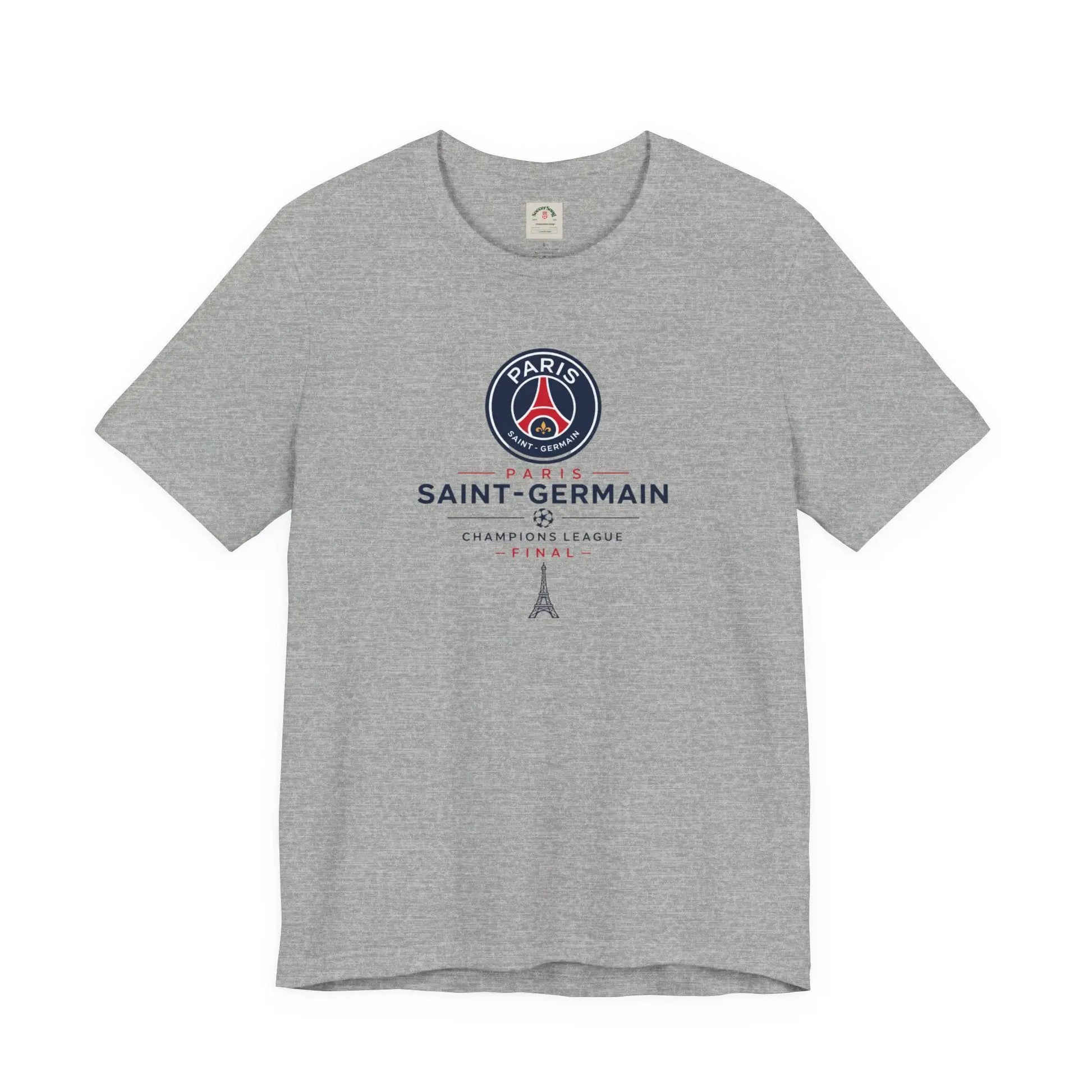 PSG Champions League Final Unisex Soccer Jersey Short Sleeve Tee by Printify
