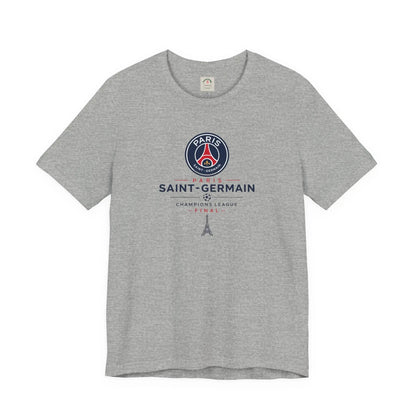 PSG Champions League Final Unisex Soccer Jersey Short Sleeve Tee by Printify