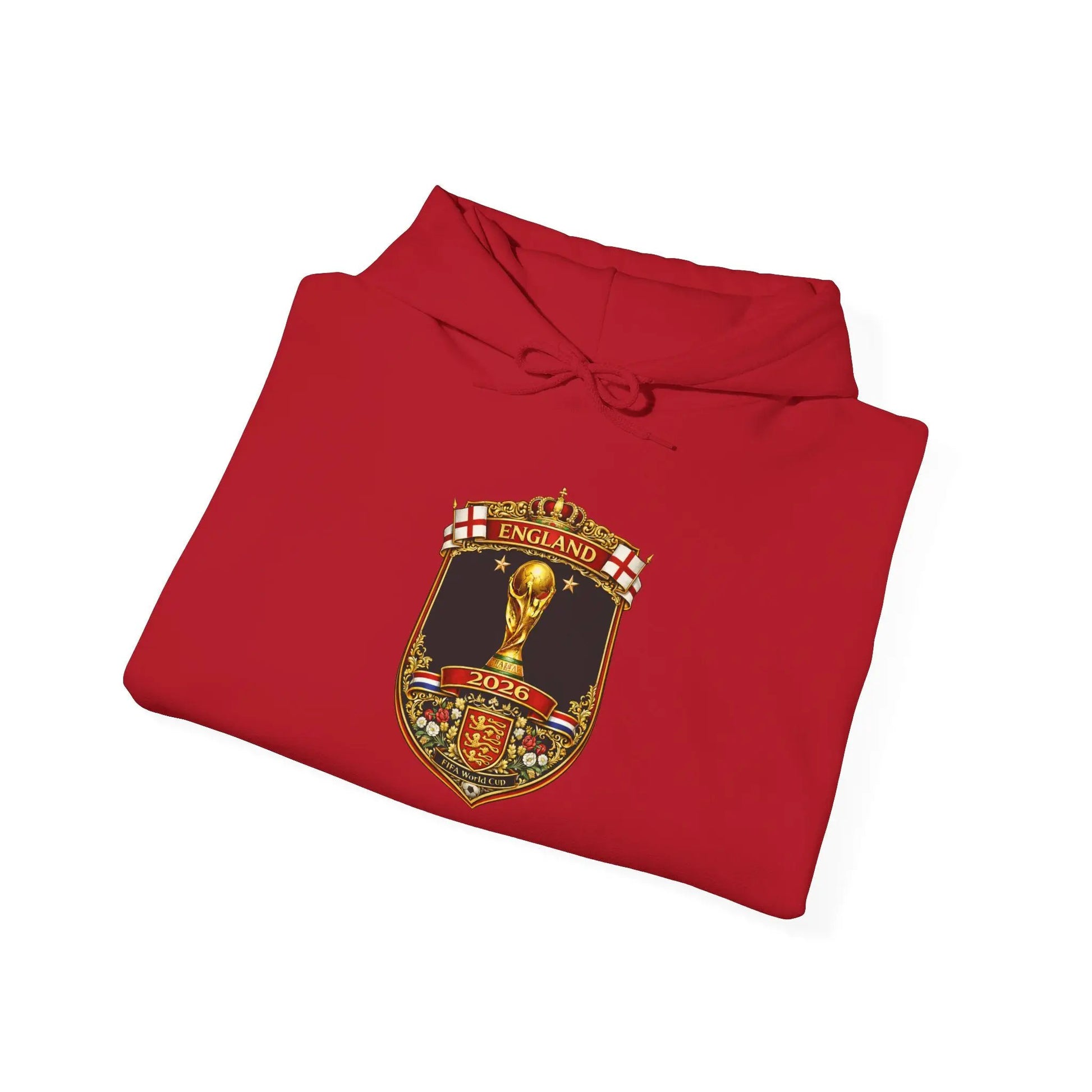 England World Cup Hooded Sweatshirt by Printify