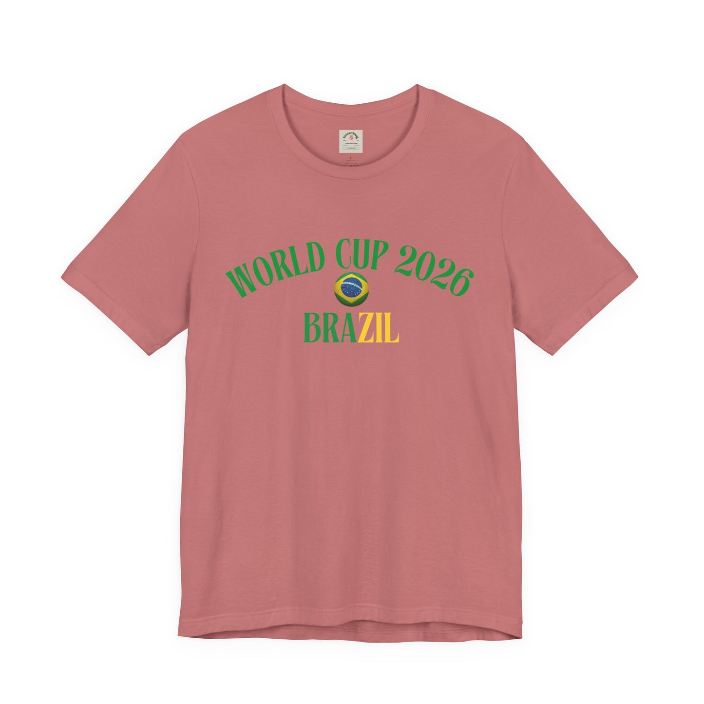 World Cup 2026 Brazil Tee – Brazil Soccer Fan T-Shirt