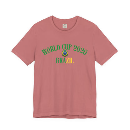 World Cup 2026 Brazil Tee – Brazil Soccer Fan T-Shirt