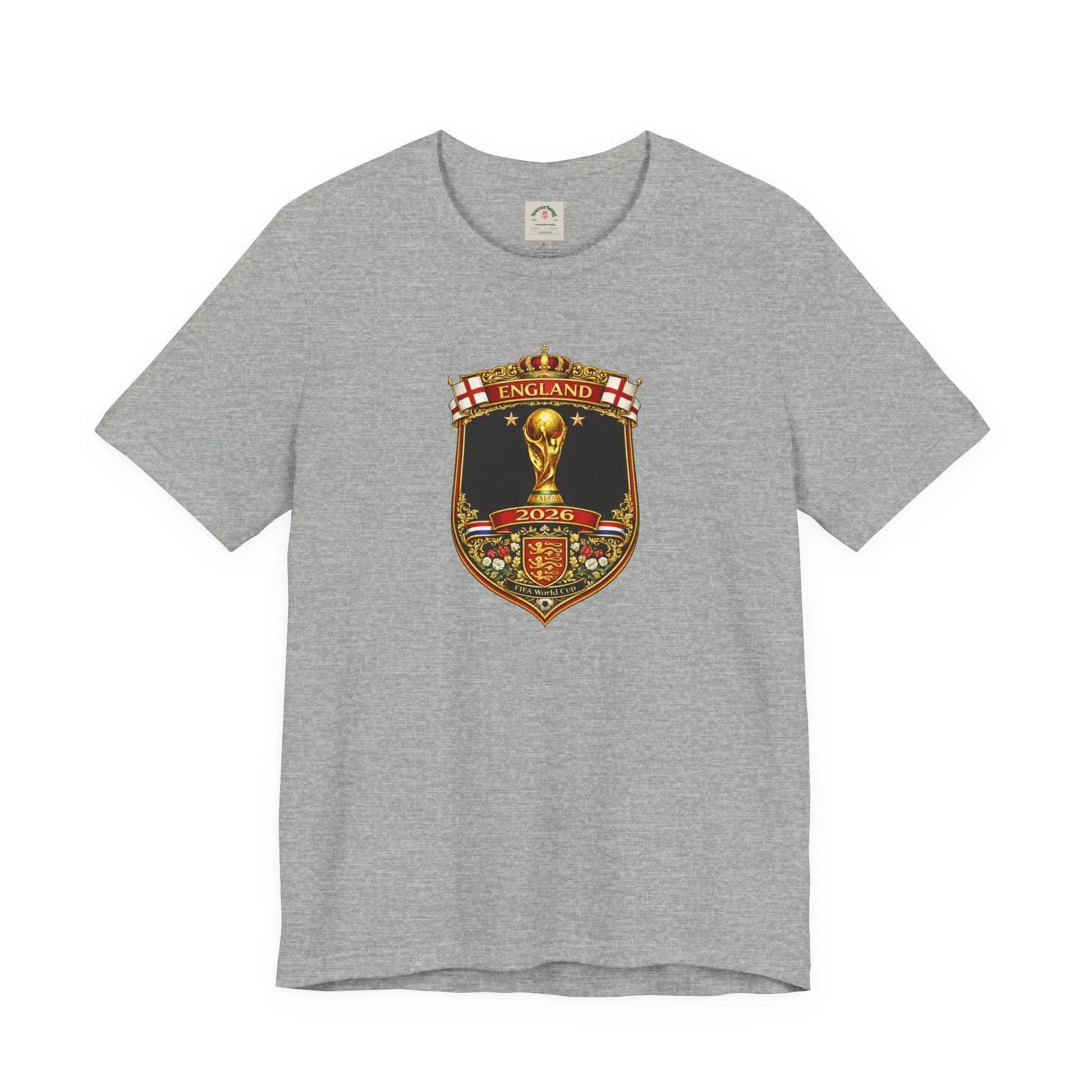 England World Cup 2026 Unisex Cotton Crew Tee by Printify