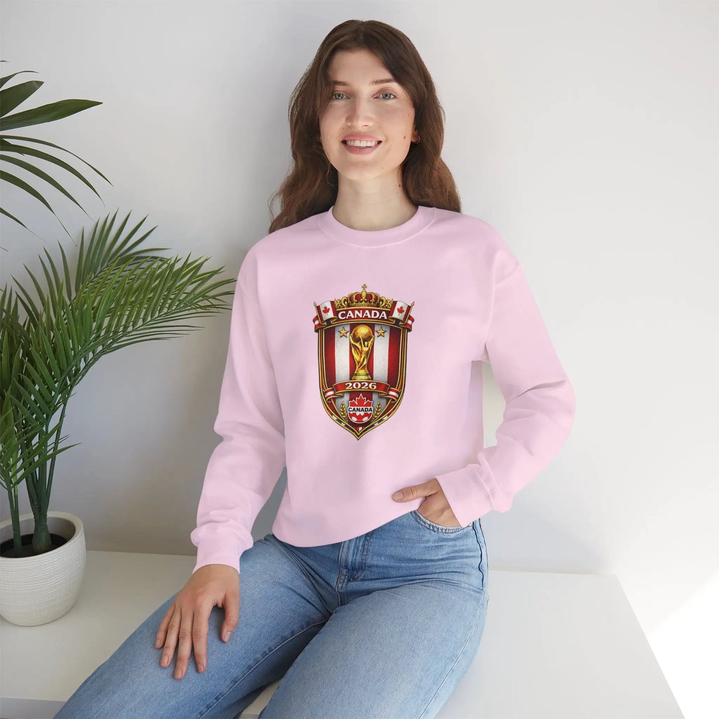 Canada World Cup 2026 Crewneck Sweatshirt by Printify