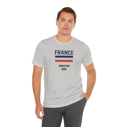 France World Cup 2026 Unisex Cotton Crew Tee by Printify