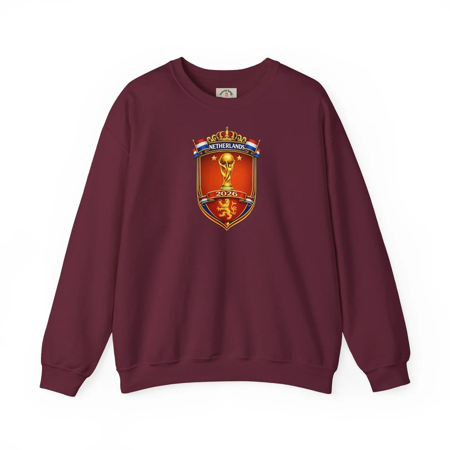 Netherlands 2026 World Cup Crest Crewneck by Printify