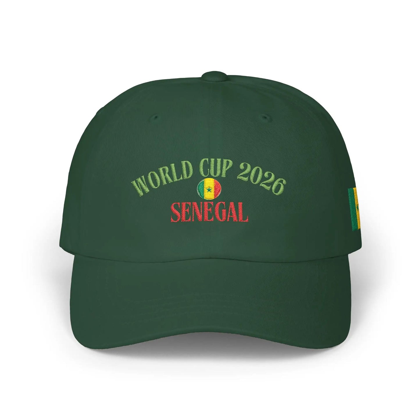 Senegal World Cup 2022 Dad Cap — Embroidered Football Fan Hat by Printify