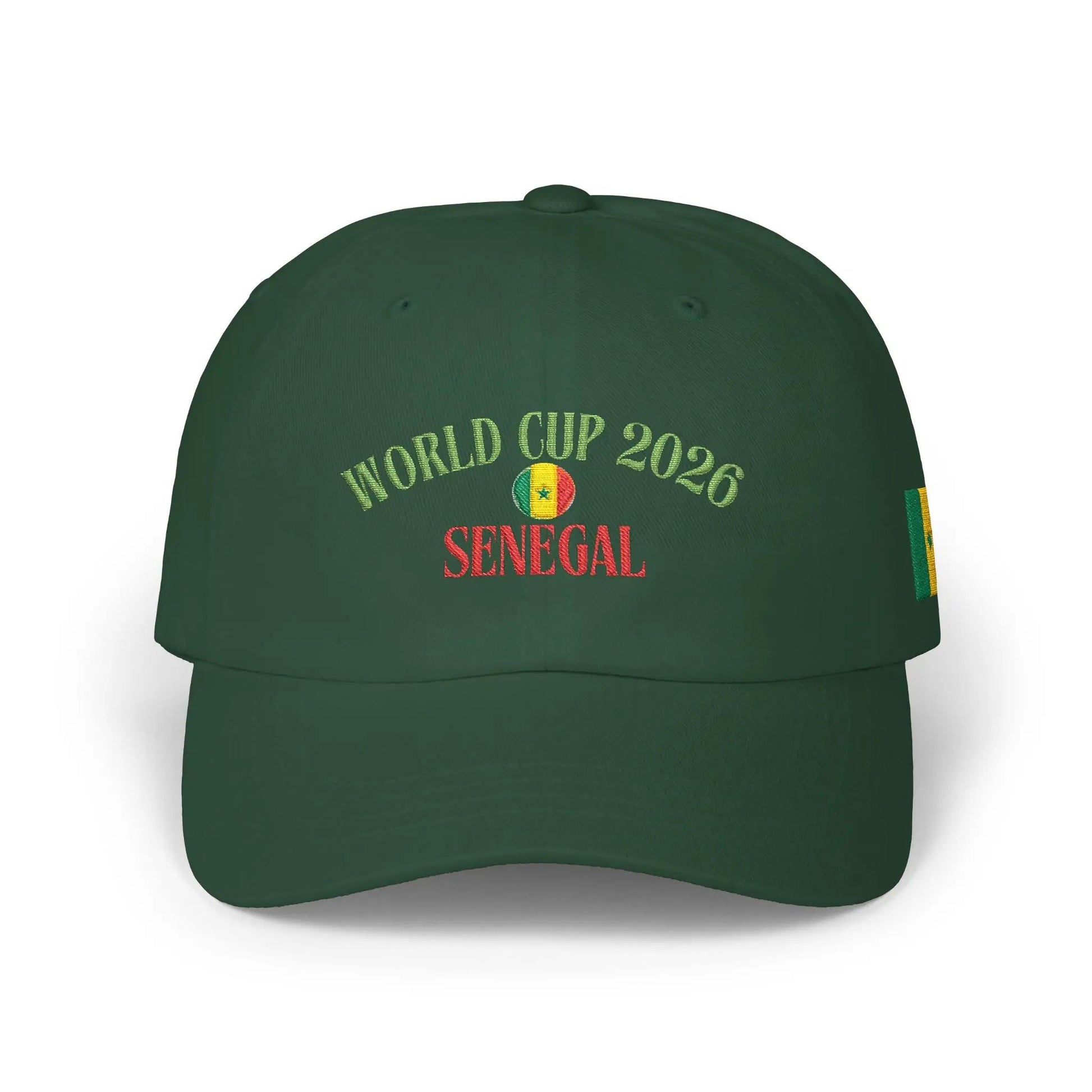 Senegal World Cup 2022 Dad Cap — Embroidered Football Fan Hat by Printify