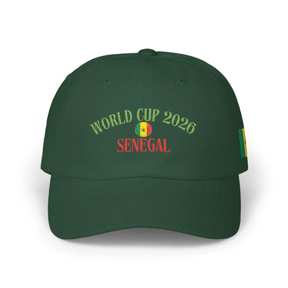 Senegal World Cup 2022 Dad Cap — Embroidered Football Fan Hat by Printify