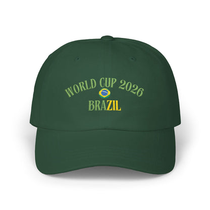 World Cup 2026 Brazil Dad Cap – Embroidered Soccer Fan Hat