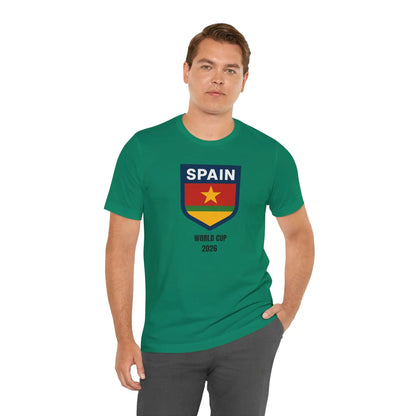 Spain World Cup 2026 Unisex Cotton Crew Tee by Printify