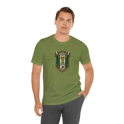 Mexico 2026 World Cup Crest T-Shirt — Soccer Fan Jersey Tee by Printify