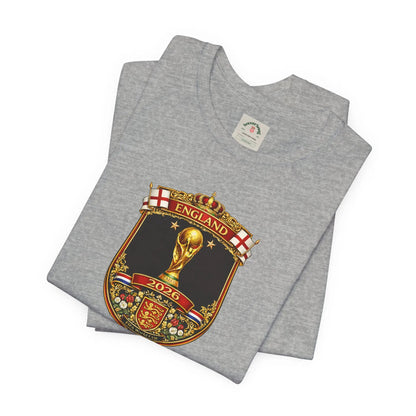 England World Cup 2026 Unisex Cotton Crew Tee by Printify