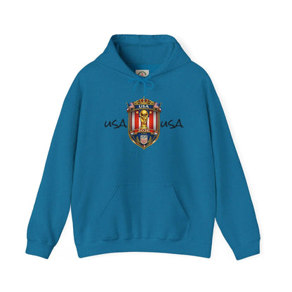 USA World Cup 2026 Hooded Sweatshirt by Printify