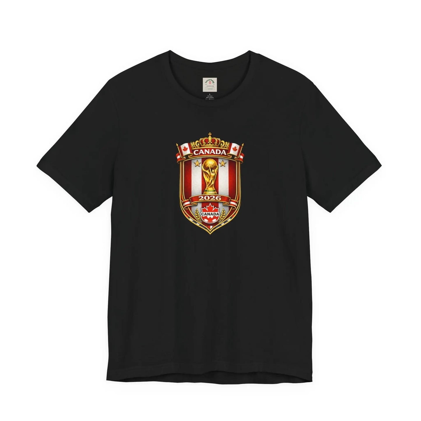 Canada World Cup 2026 Unisex Cotton Crew Soccer Fan Tee by Printify