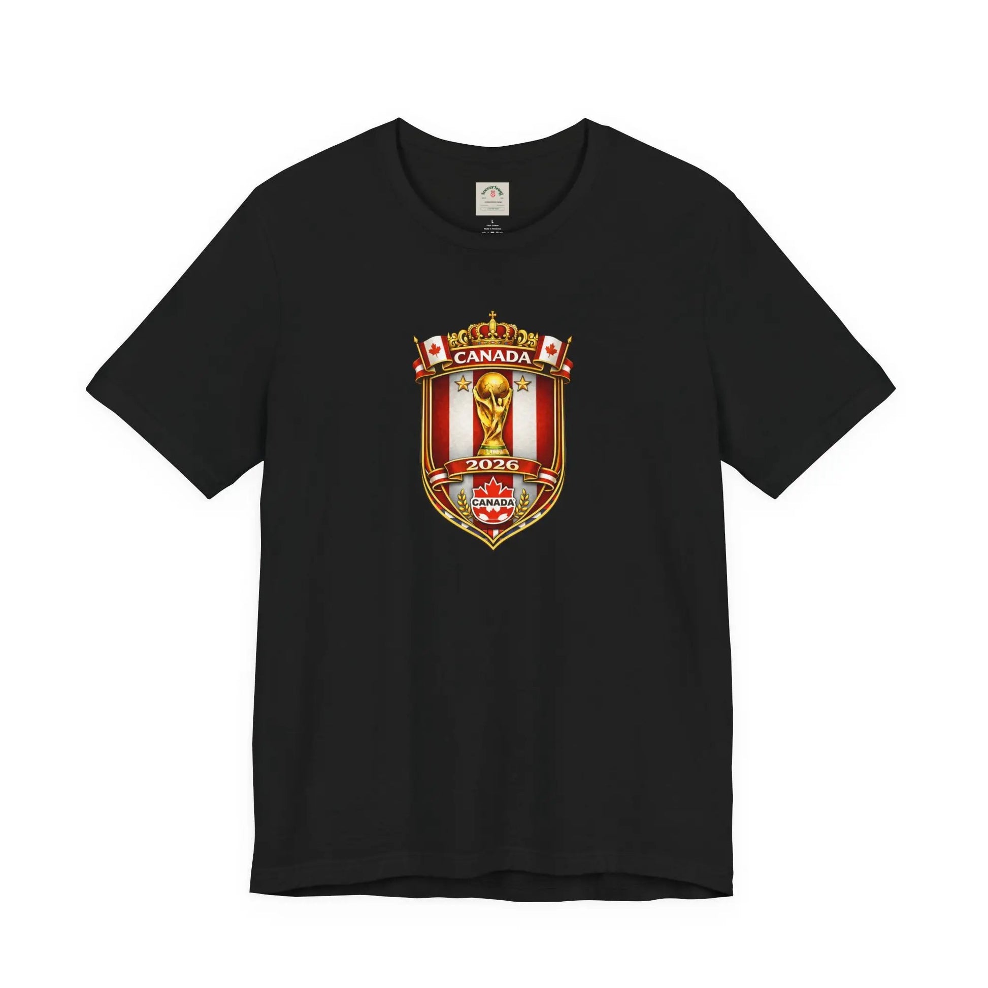 Canada World Cup 2026 Unisex Cotton Crew Soccer Fan Tee by Printify