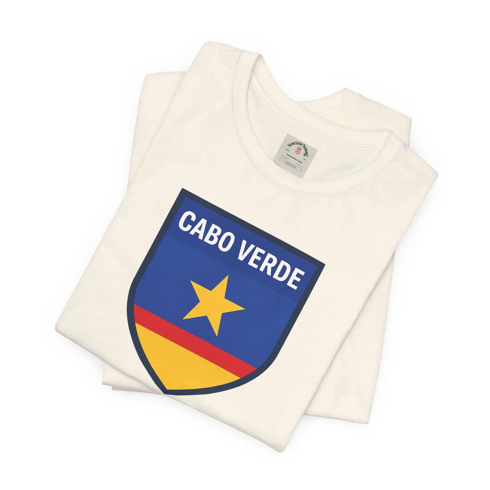 Cabo Verde Shield T‑Shirt — Cape Verde Pride Travel Tee by Printify