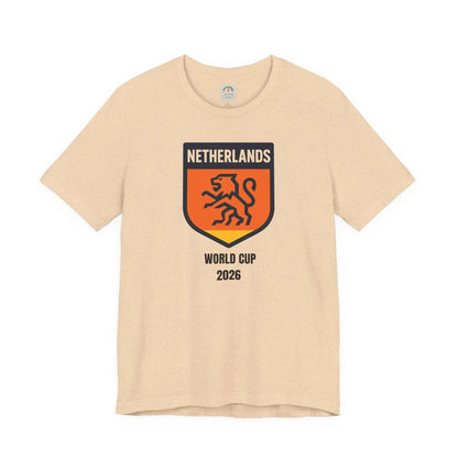 Netherlands World Cup 2026 Unisex Cotton Crew Tee by Printify