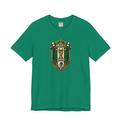 Mexico 2026 World Cup Crest T-Shirt — Soccer Fan Jersey Tee by Printify