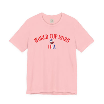 World Cup 2026 USA T-Shirt — Patriotic Soccer Tee