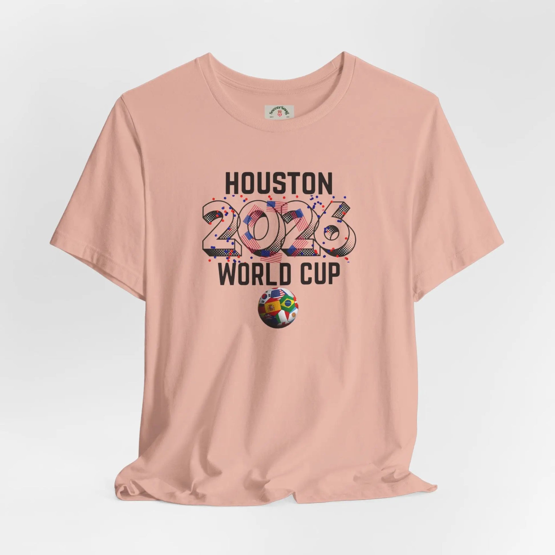 Houston World Cup 2026 Host Unisex Cotton Crew Tee by Printify