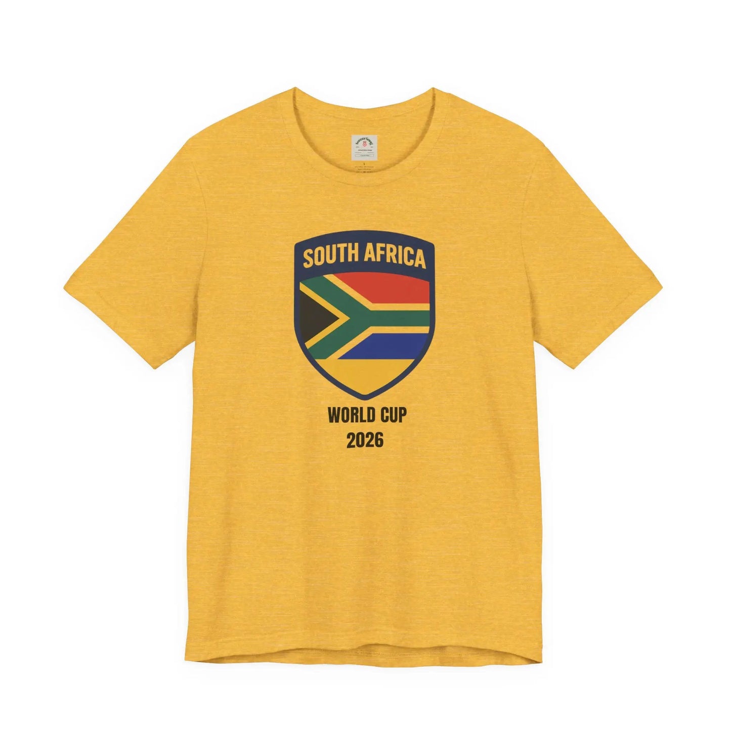 South Africa World Cup 2026 Unisex Cotton Crew Tee by Printify