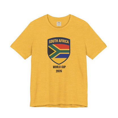 South Africa World Cup 2026 Unisex Cotton Crew Tee by Printify
