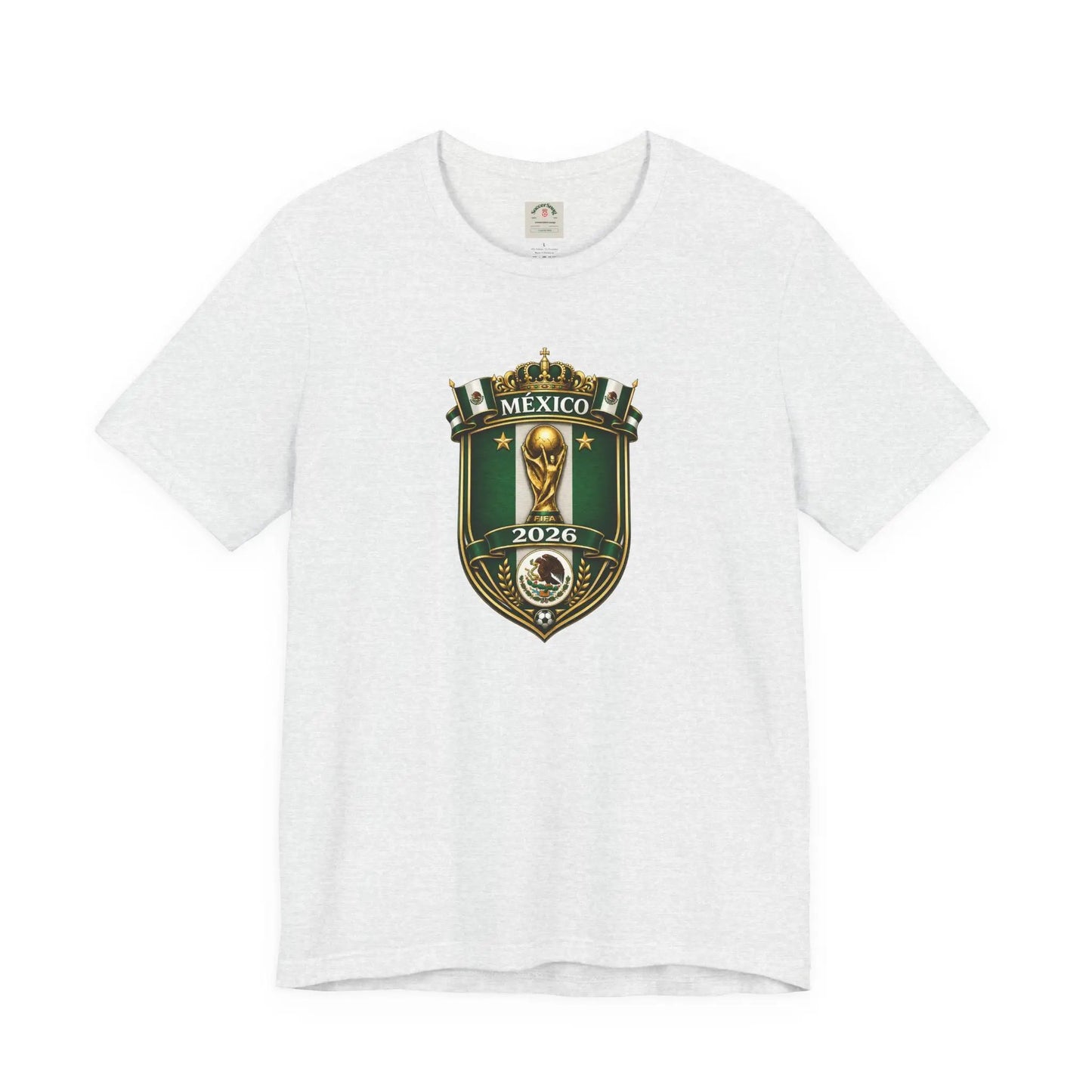 Mexico 2026 World Cup Crest T-Shirt — Soccer Fan Jersey Tee by Printify