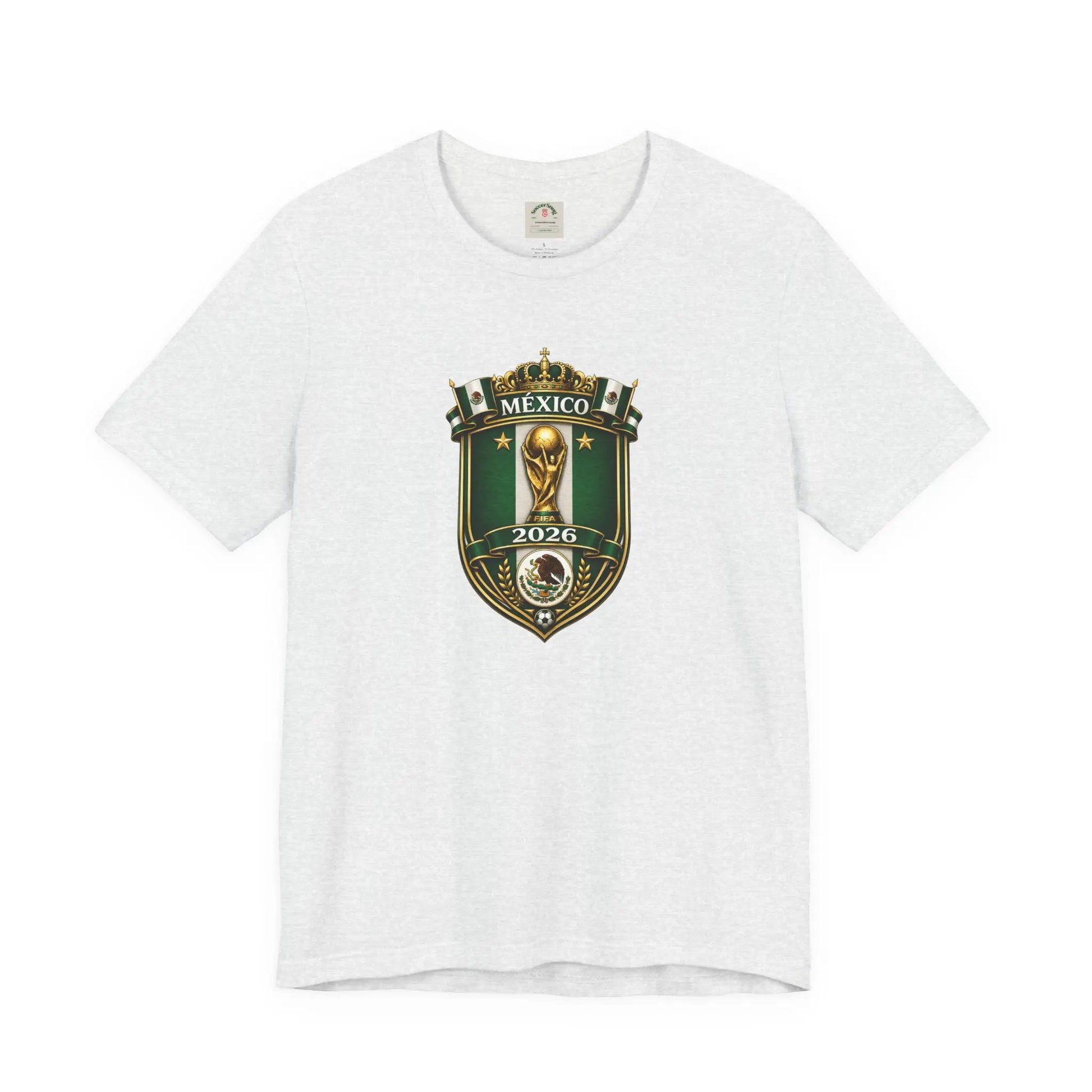 Mexico 2026 World Cup Crest T-Shirt — Soccer Fan Jersey Tee by Printify