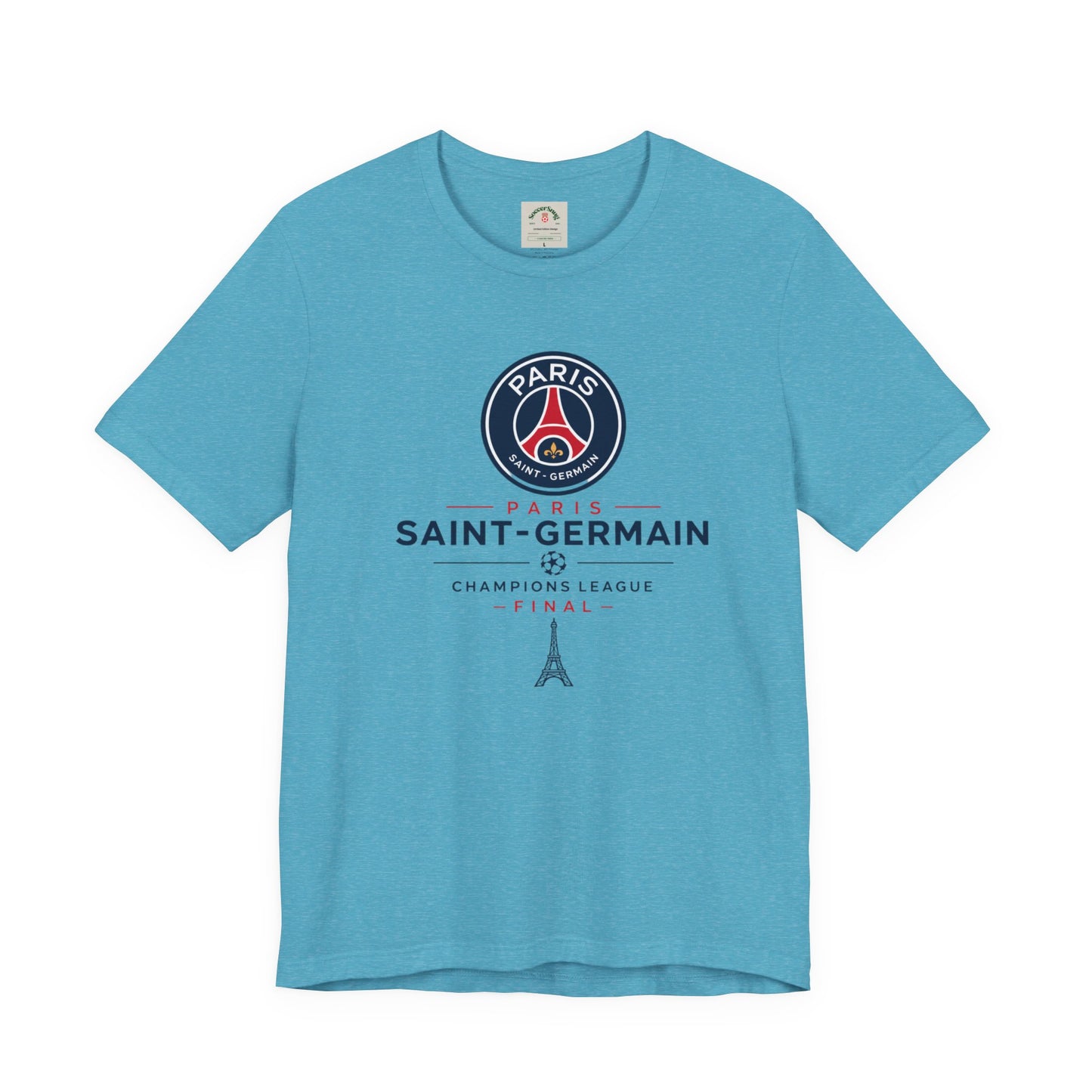 PSG Champions League Final Unisex Soccer Jersey Short Sleeve Tee