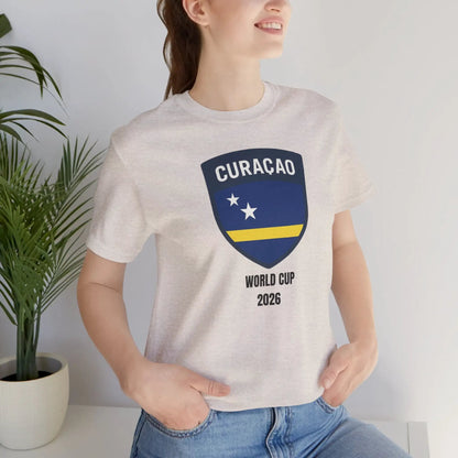 Curaçao World Cup 2026 Unisex Cotton Crew Tee by Printify