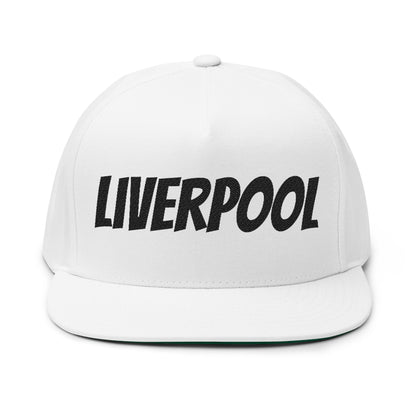 Liverpool Embroidered Flat Bill Cap — Bold Streetwear Snapback Hat