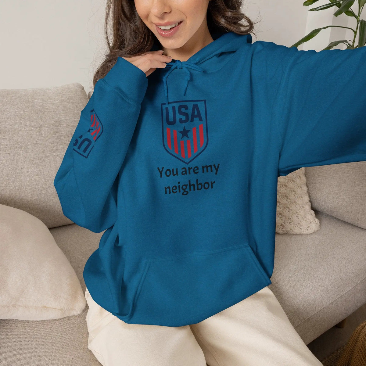 Customizable - SoccerSnug Heavy Blend Hoodie Unisex With Front Pocket Drawcord by Printify