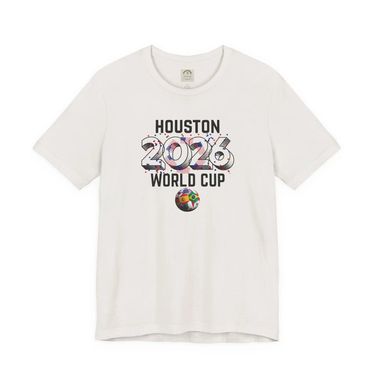 Houston World Cup 2026 Host Unisex Cotton Crew Tee by Printify
