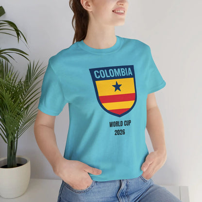 Columbia World Cup 2026 Unisex Cotton Crew Tee by Printify