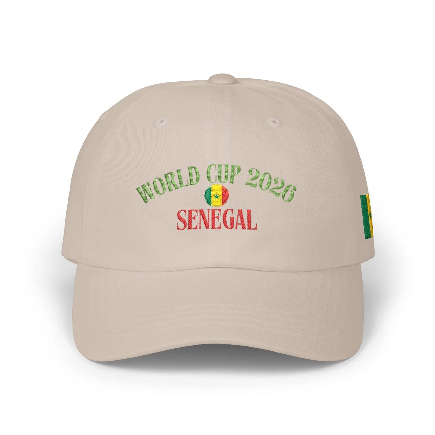 Senegal World Cup 2022 Dad Cap — Embroidered Football Fan Hat by Printify