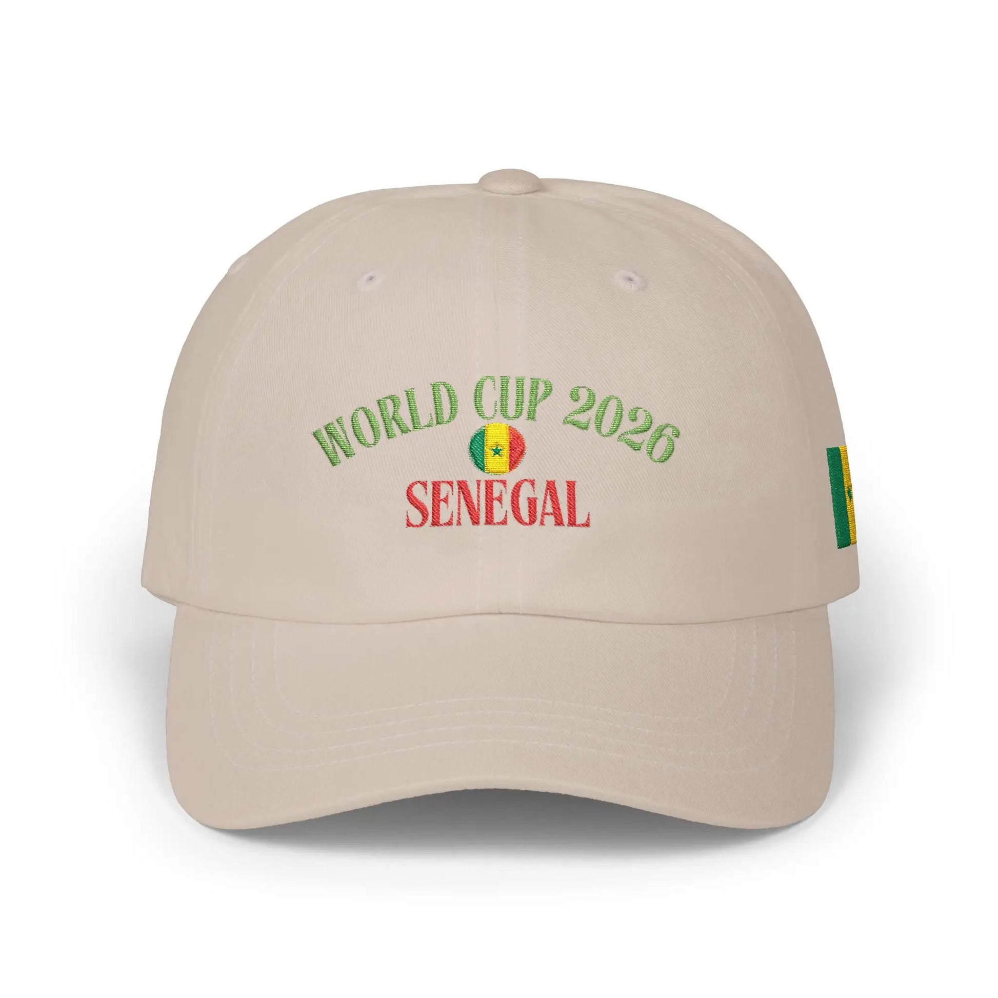 Senegal World Cup 2022 Dad Cap — Embroidered Football Fan Hat by Printify