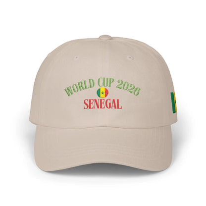 Senegal World Cup 2022 Dad Cap — Embroidered Football Fan Hat by Printify