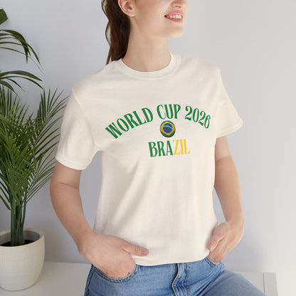 World Cup 2026 Brazil Tee – Brazil Soccer Fan T-Shirt