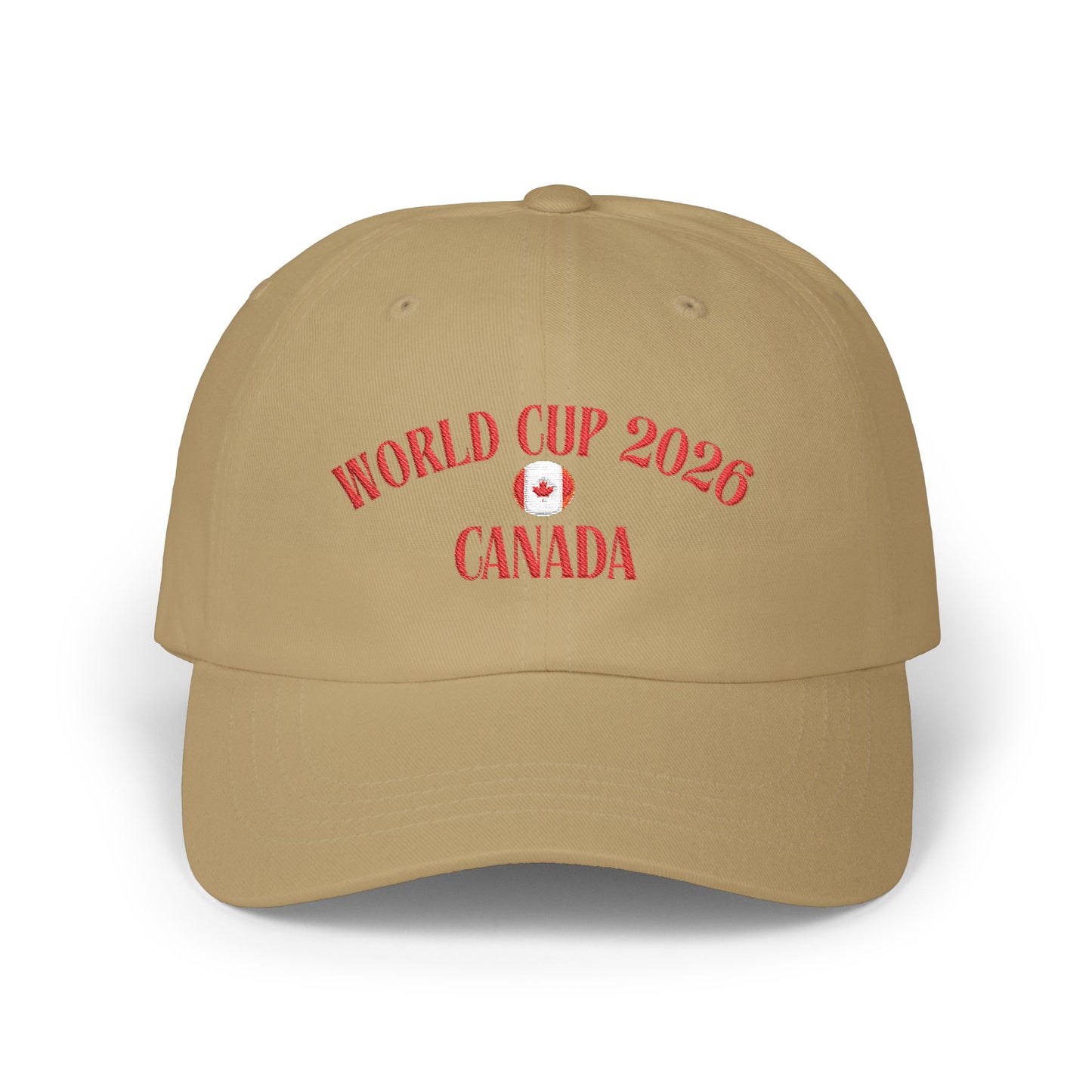 World Cup 2026 Canada Dad Cap — Canada Soccer Fan Baseball Hat