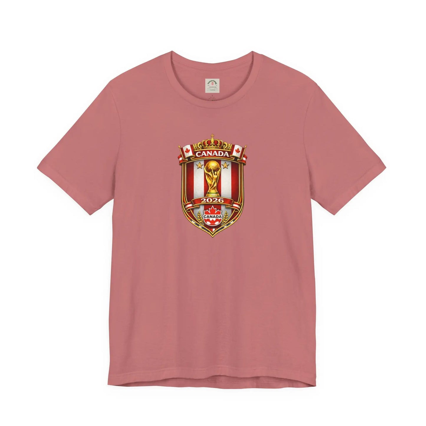 Canada World Cup 2026 Unisex Cotton Crew Soccer Fan Tee by Printify