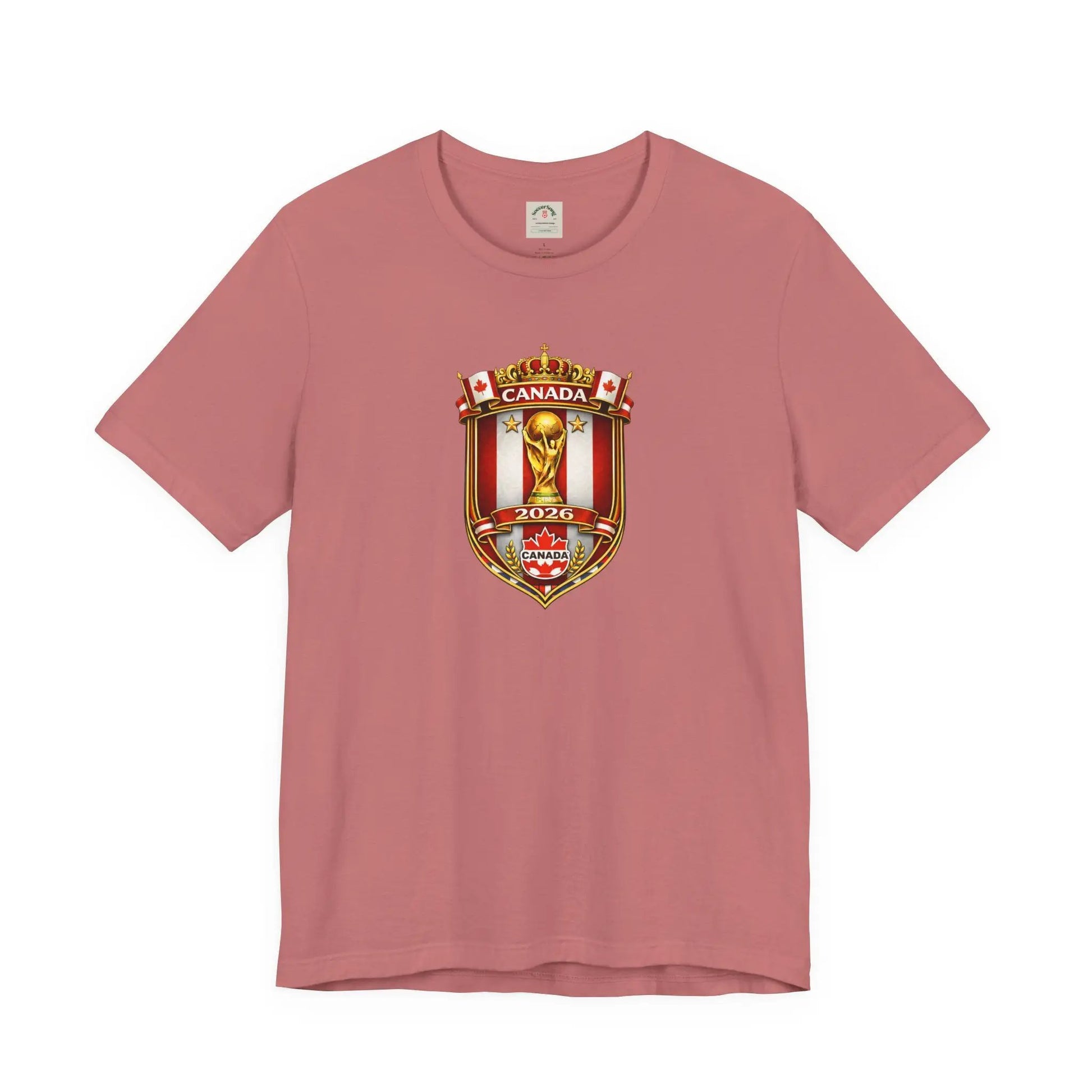 Canada World Cup 2026 Unisex Cotton Crew Soccer Fan Tee by Printify