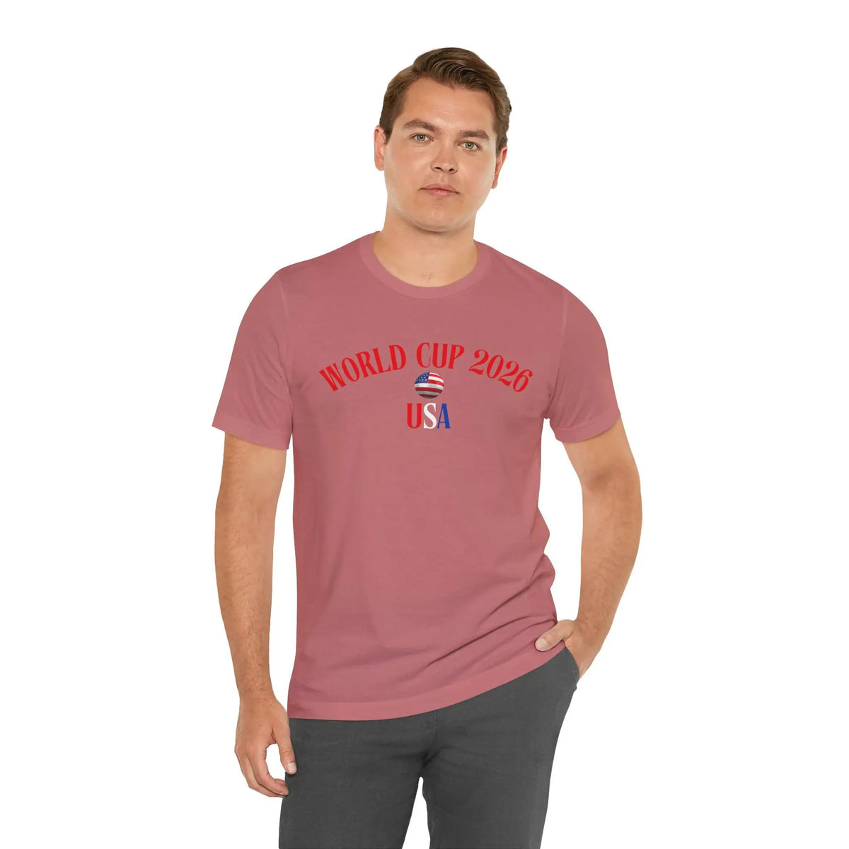 World Cup 2026 USA T-Shirt — Patriotic Soccer Tee by Printify