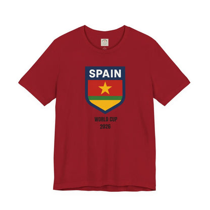 Spain World Cup 2026 Unisex Cotton Crew Tee by Printify