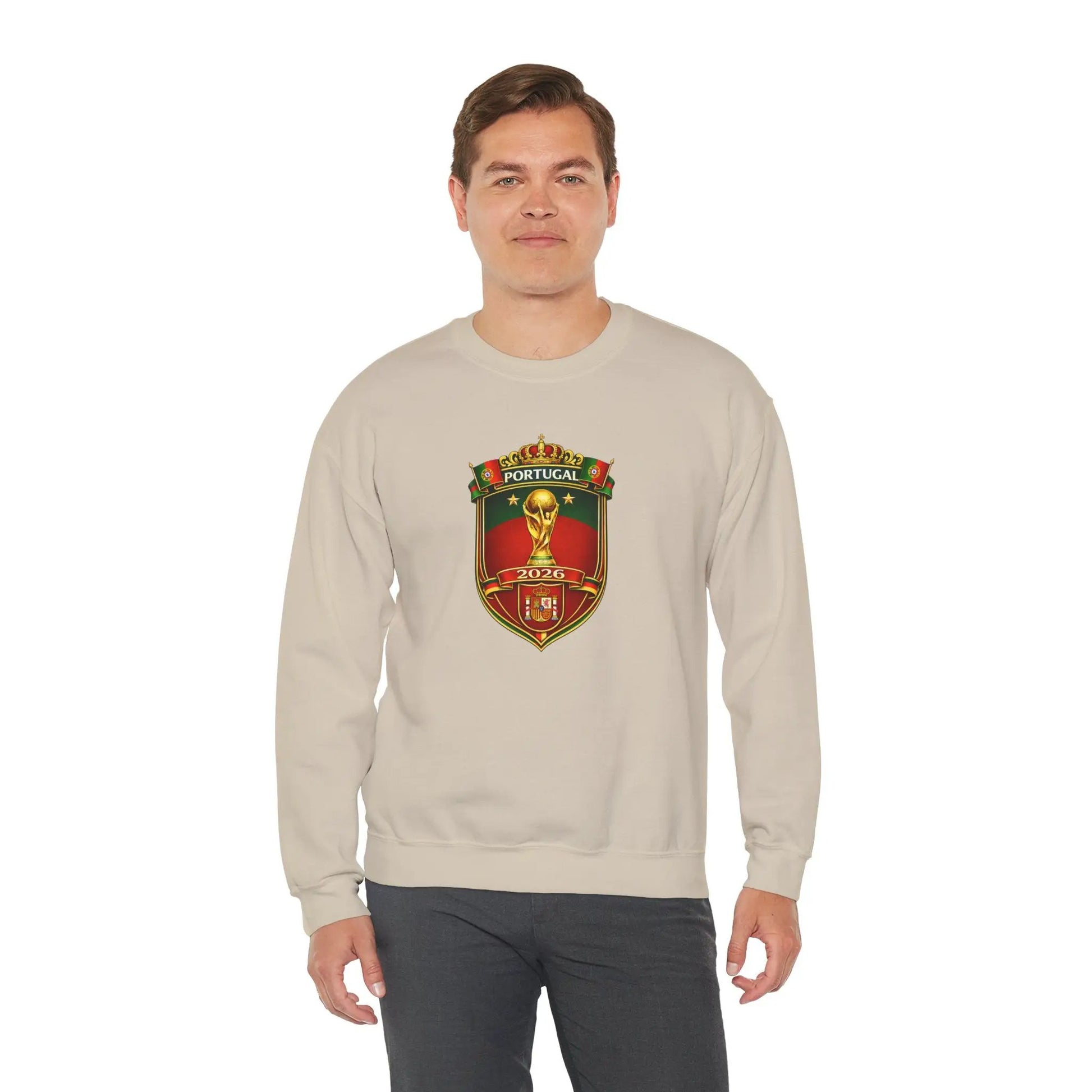 Portugal World Cup 2022 Crest Sweatshirt by Printify
