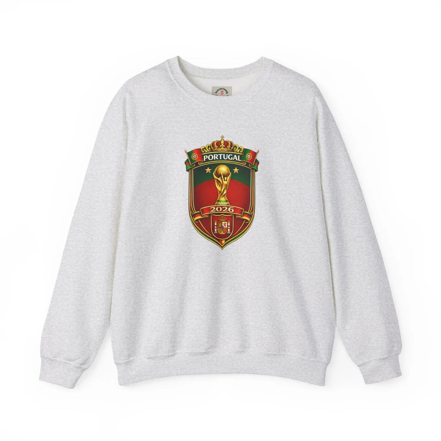 Portugal World Cup 2022 Crest Sweatshirt by Printify