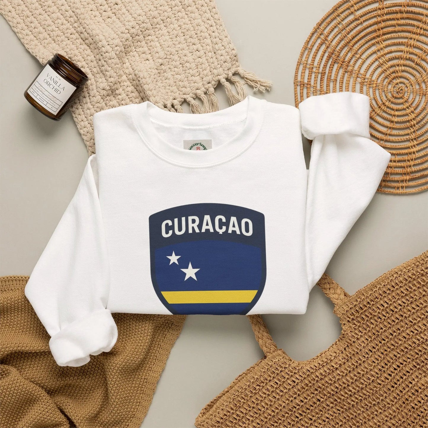 Curacao World Cup 2026 Crewneck Sweatshirt by Printify