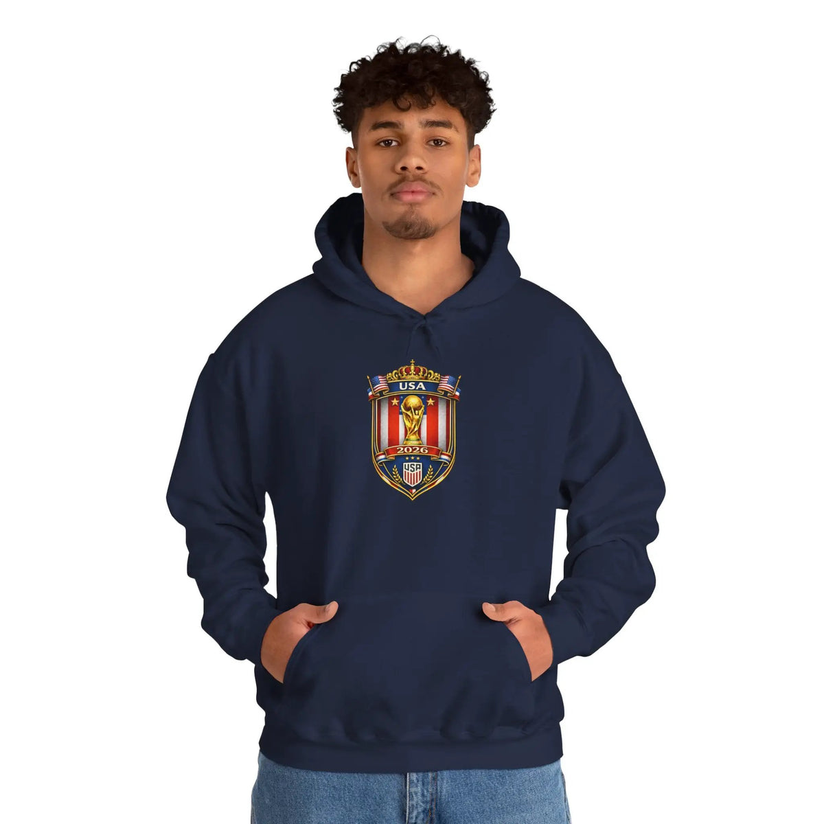 USA World Cup 2026 Hooded Sweatshirt by Printify