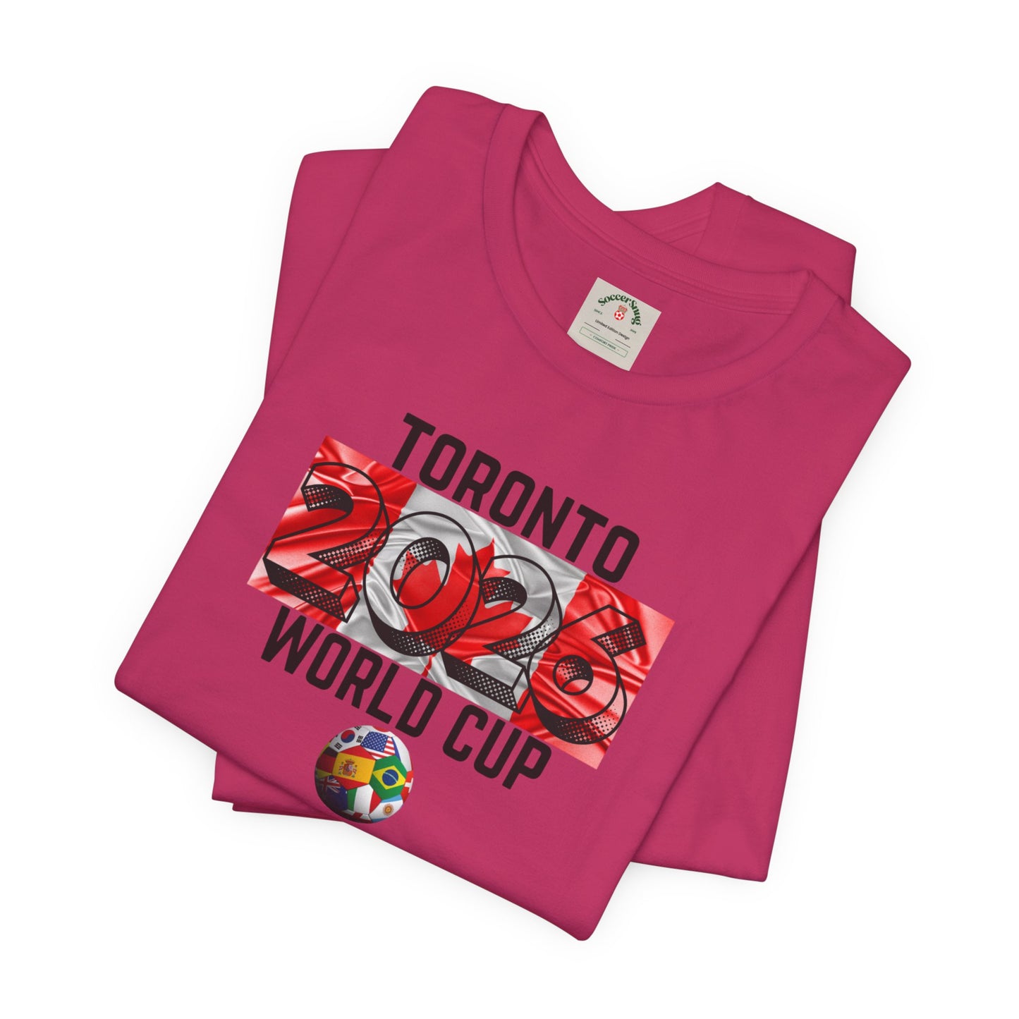Toronto World Cup 2026 Host Unisex Cotton Crew Tee